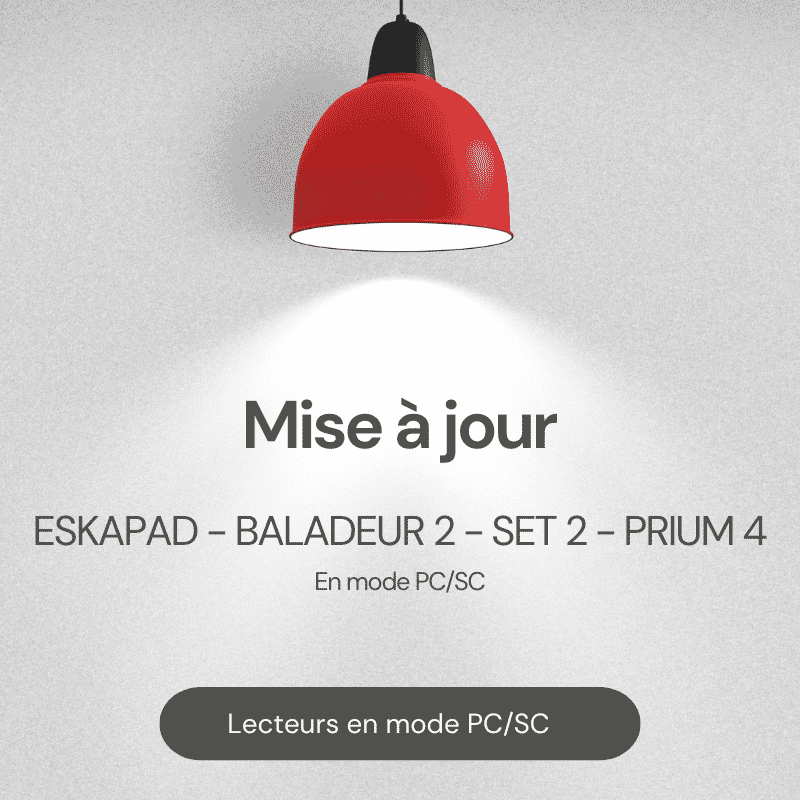Aide mise à jour lecteur de cartes vitales pour mode PC/SC | Kapelse - Baladeur 2 - Set 2 - Prium 4