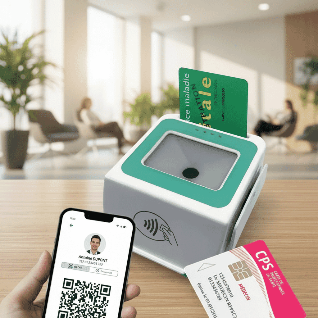 Lecteur LKN600 –  e-Vitale avec NFC