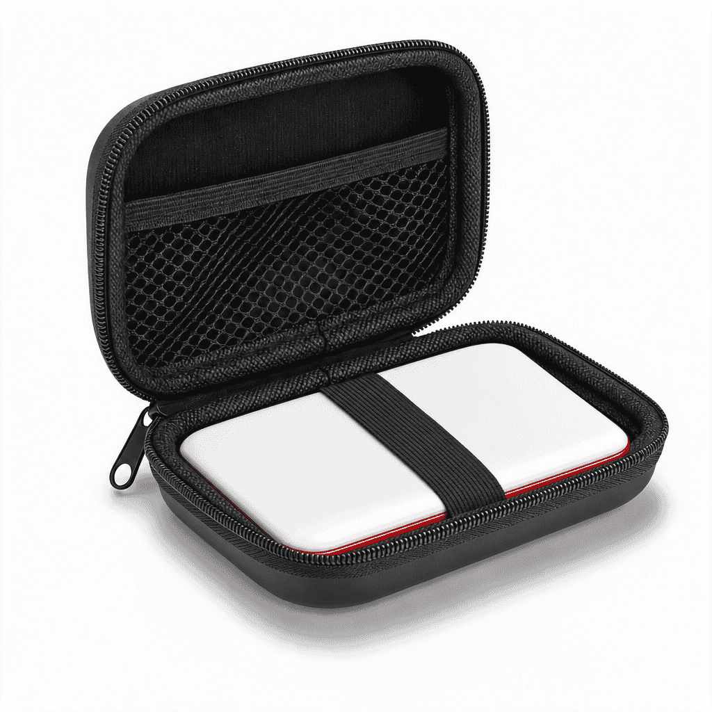 Housse de protection rigide noire pour lecteur SENSYL DSC-BT