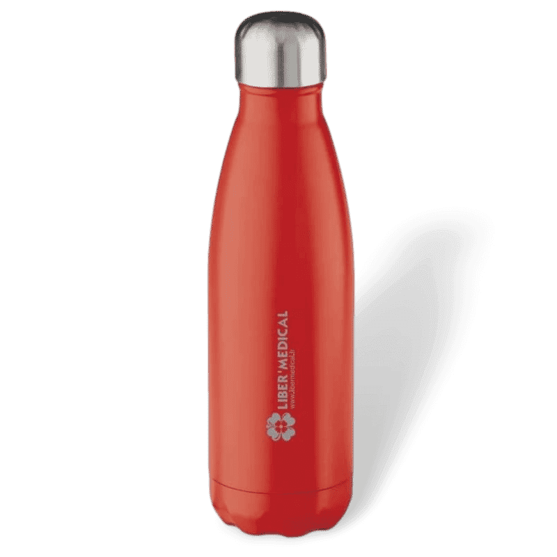 Bouteille Isotherme Inox - Rouge