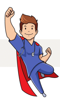 Infirmier à domicile réalisant un soin à Tourcoing